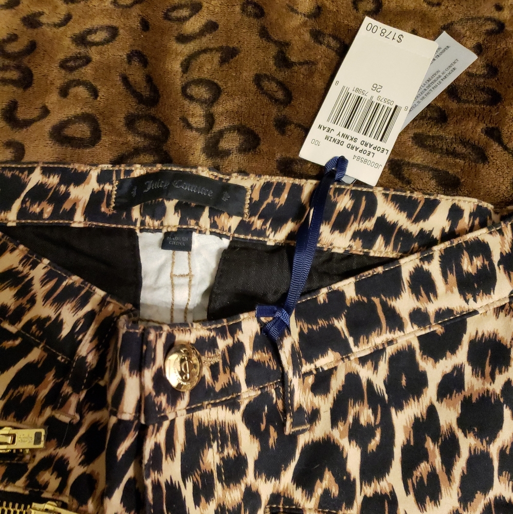 Juicy Couture Cheetah print pants